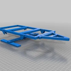 1:10 Scale Trailer Dual Axle