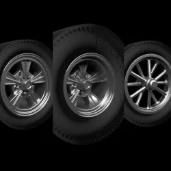 3 in 1 RADIR Classic drag racing wheels