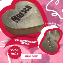 3D Printed Valentine Heart Gift Box: A Unique and Special Gift for the One You Love