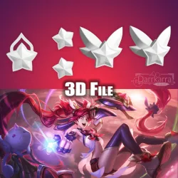 Accessories Star Guardian Jinx League of Legends STL files