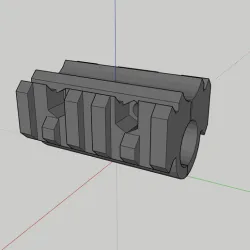 AK barrel RIS mount
