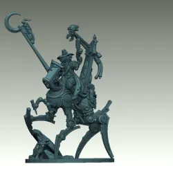 Alien hunter miniature