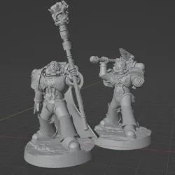 Angry Marine Priest and Chaplin