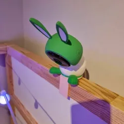 Arlo baby camera mount for Ikea KURA bed