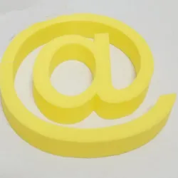 Balancing email "at" sign