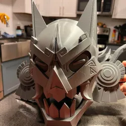 Batman Urban Aztec DC Helmet Inspired by Unruly Industries Sideshow Showcase Piece
