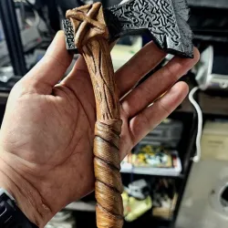 Battle axe with models