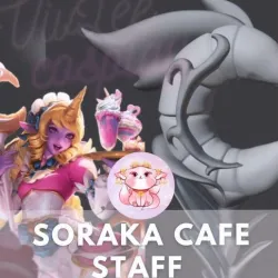 CAFE CUTIES SORAKA LEAGUE OF LEGENDS STL