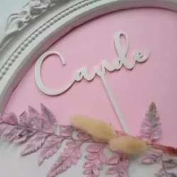 Cande cake topper