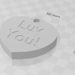Candy Heart Charm