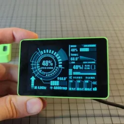Case (wall mount solid, thin edge) for *WT32-SC01 Plus* by wireless-tag an (ESP32 development board With 3.5 Inch LCD IPS Display Touch Screen)