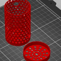 Cat Puzzle Feeder 80mm tall 50mm Diameter 3 Hole