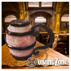Chop Viking With brown flask