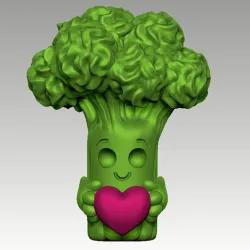 Cute Broccoli - Valentine's day