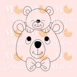 DADDY BEAR CUTTER AND STAMP - FATHER'S DAY CUTTER