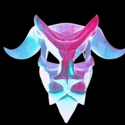 Demonic Ram skull/mask (wearable)