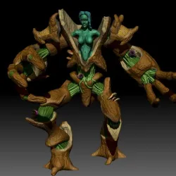 Dryad/Wood Elf Tree Golem
