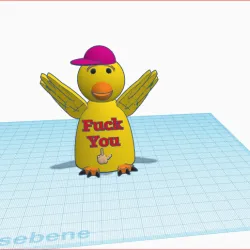Duck says: "Fuck You"