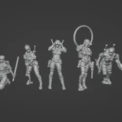 Dust 1947 - IJN - Ninja Command Squad Proxy