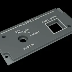 EMBRAER E1 OVERHEAD - APU CONTROL PANEL