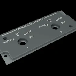 EMBRAER E1 OVERHEAD - WINDSHIELD WIPER PANEL