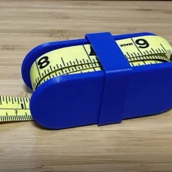 Fabric Tape Measure Holder (Rounded)