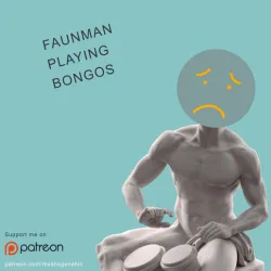 Faunman Playing Bongos