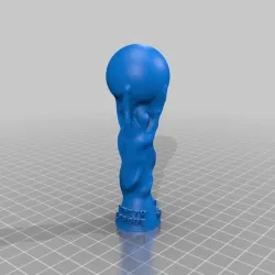 FIFA World Cup Trophy with text