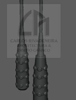 FINAL FANTASY VII Deadly bat WEAPON
