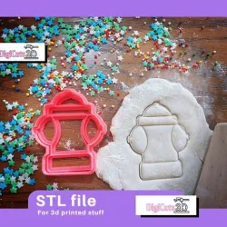 Fire Hydrant Cookie cutter STL file