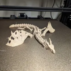 Flexi Bone Dragon STL