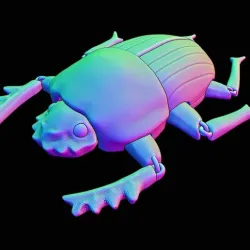 Flexy Scarab toy