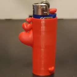 Floating Hearts lighter case BIC