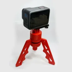 Folding Tripod with Threaded Gopro Mount
