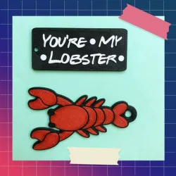 Friends Key Chain Charms - Lobster