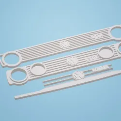 Front grill Golf GTI MK1 MK2 MK3