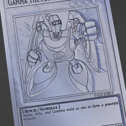 gamma the magnet warrior - yugioh