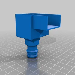 Gardena greenhouse rain gutter end piece