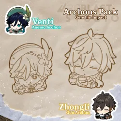 Genshin Impact Archons Pack Cookie Cutters