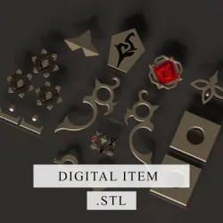 Genshin Impact - Hu Tao Pack [ 3d file .stl ]