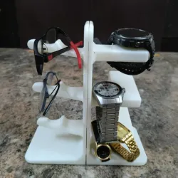 Glass & Watch Stand / Organizer