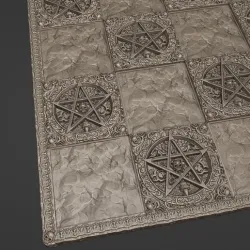 Gothic chessboard