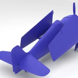 Grumman F6F Hellcat folded