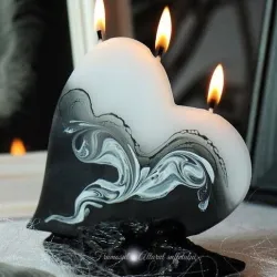 heart candle mold