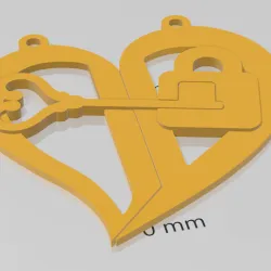 Heart Key Ring