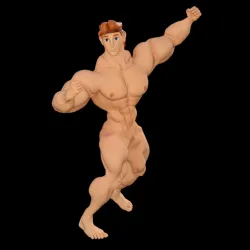 hercules bodybuilding naked