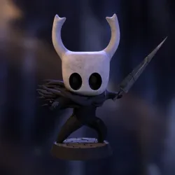 Hollow Knight: The Knight statue