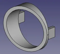 Intermediate ring for daytime running lights VW Polo 93N