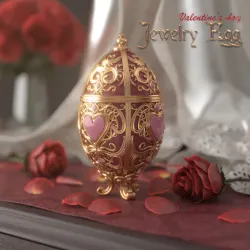 Jewelry gift box - Fabergé Egg - Valentine's Day