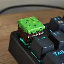 keycap minecraft cube
